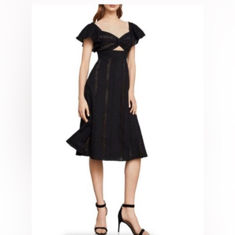 BCBGMAXAZRIA Eyelet Fit-and-Flare Midi Dress
✨ Like New – worn only once - Picture 4 of 13